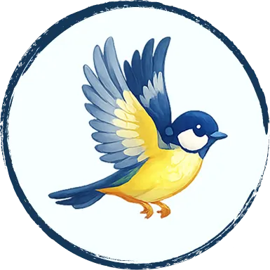 Illustration d’un oiseau qui vole.