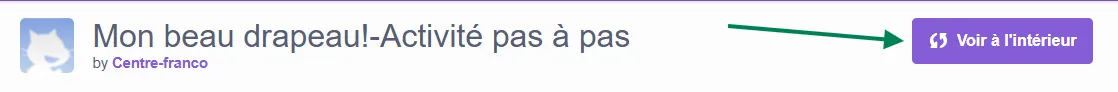Bouton à cliquer nommé « Voir à l’intérieur ».