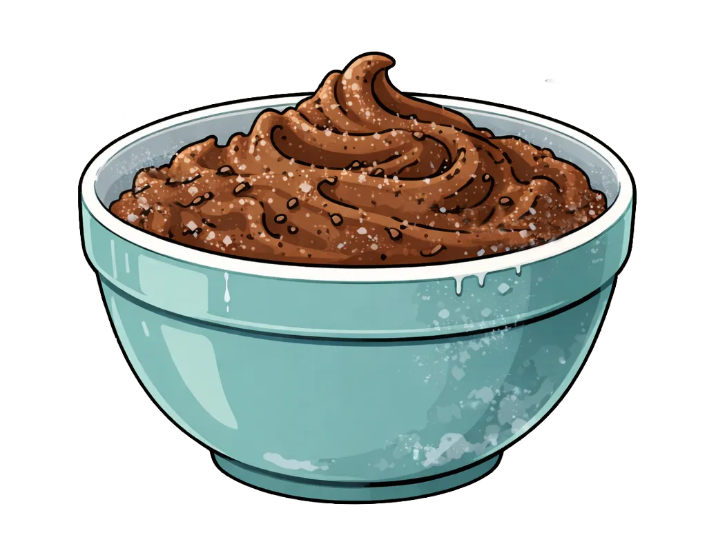 Un bol de crème glacée choco-banane.